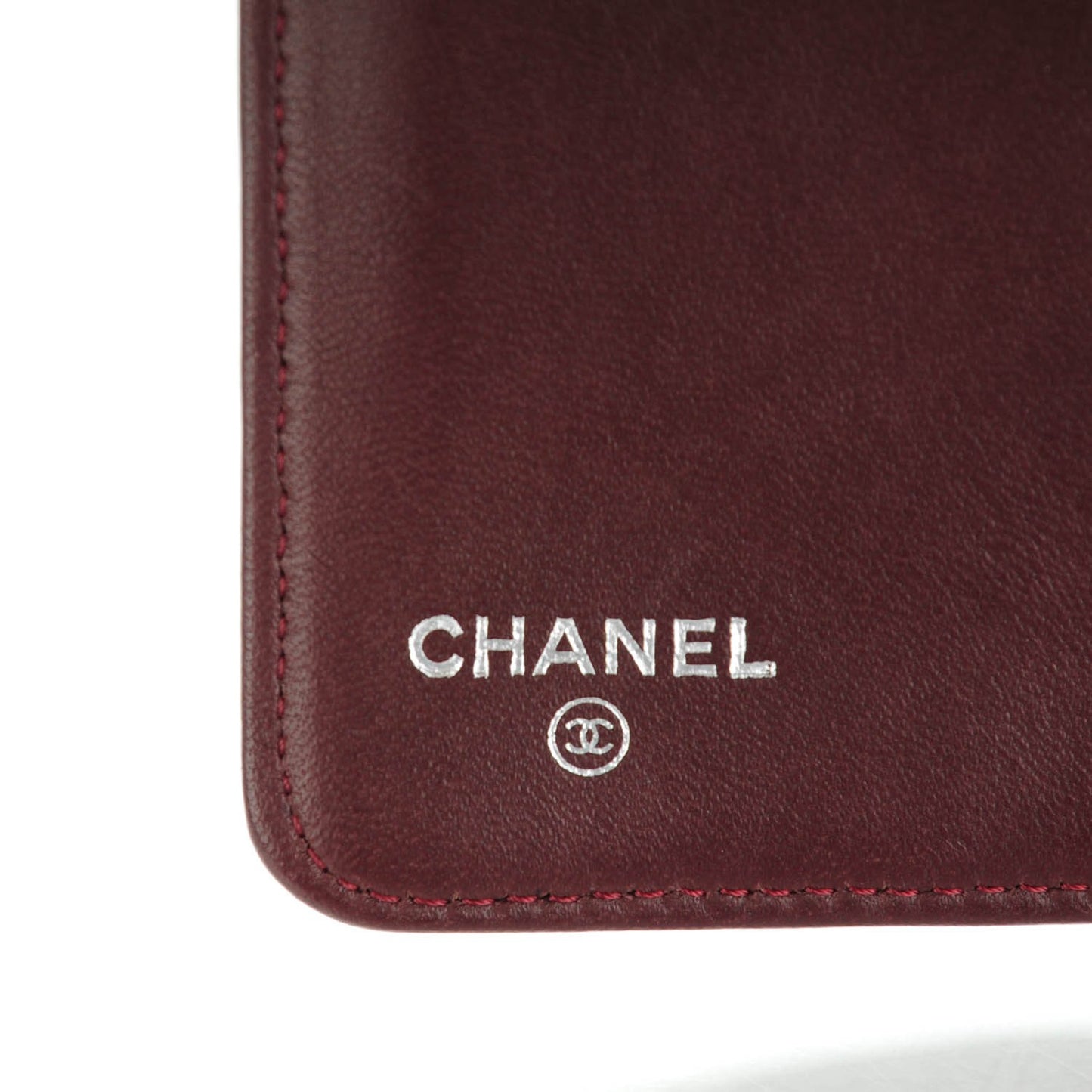 Lambskin Quilted Yen Wallet Black
