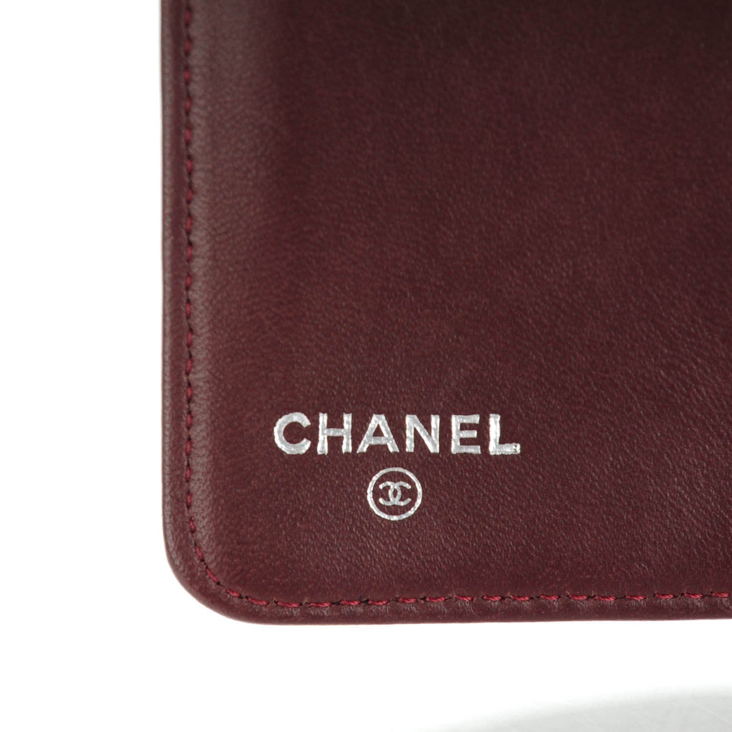 Chanel Lambskin Quilted Yen Wallet Black 6 of 8