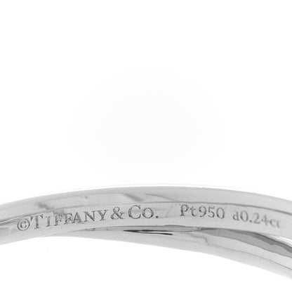 Tiffany Platinum Diamond Victoria Vine Ring 56 8 4 of 5