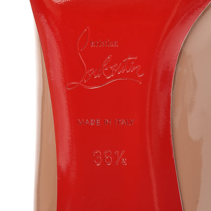 Christian Louboutin Patent Simplenodo 85 Pumps 36.5 Nude 7 of 8