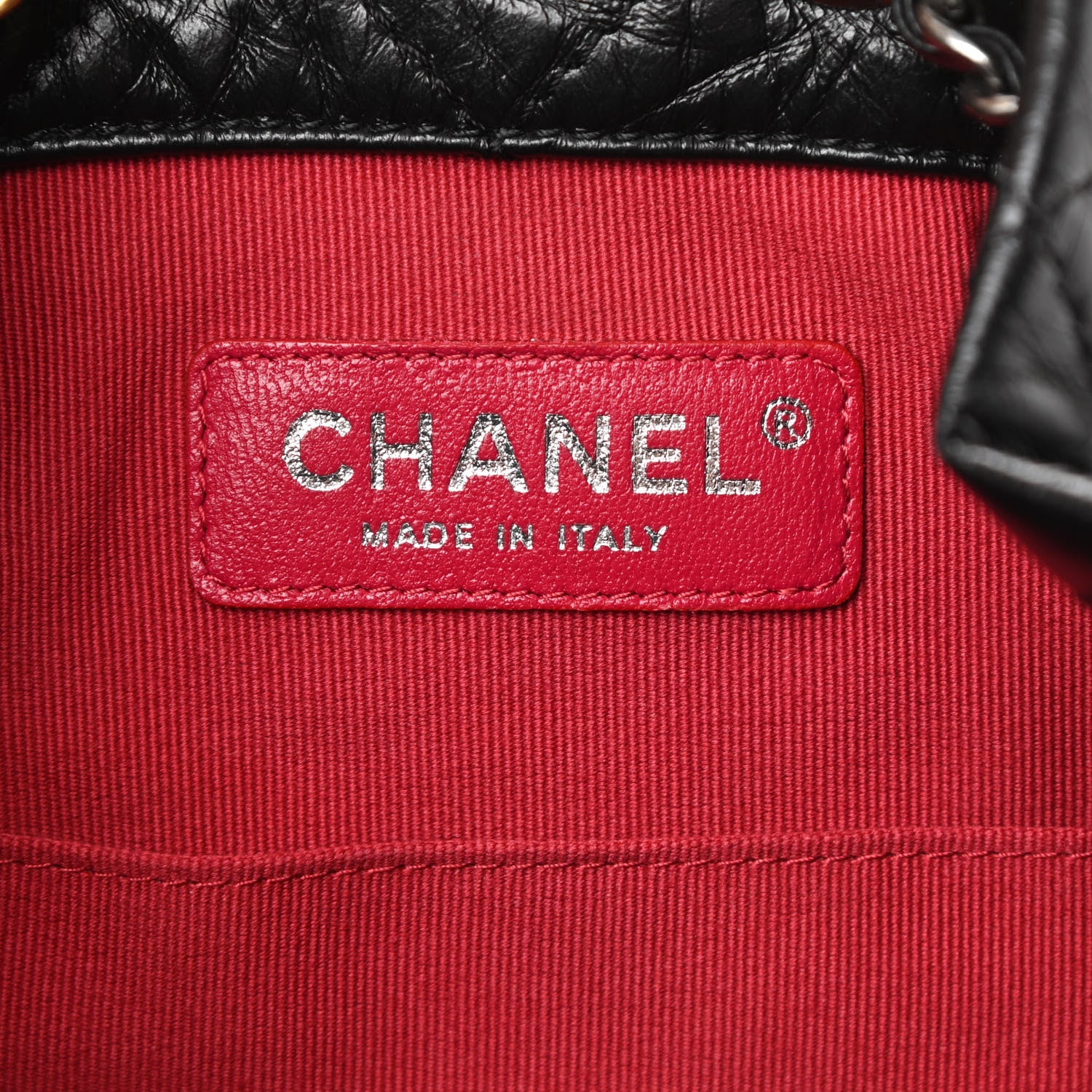 Chanel Aged Calfskin Quilted Small Gabrielle Backpack Black 6 of 12