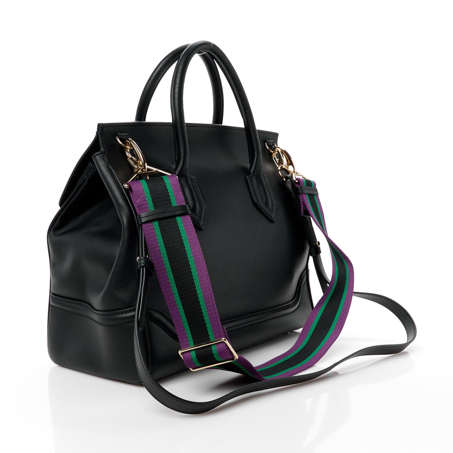 Calfskin Large Palazzo Empire Bag Black