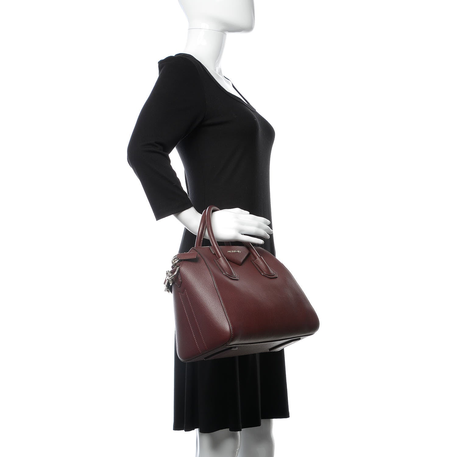 Givenchy Sugar Goatskin Small Antigona Oxblood 2 of 11
