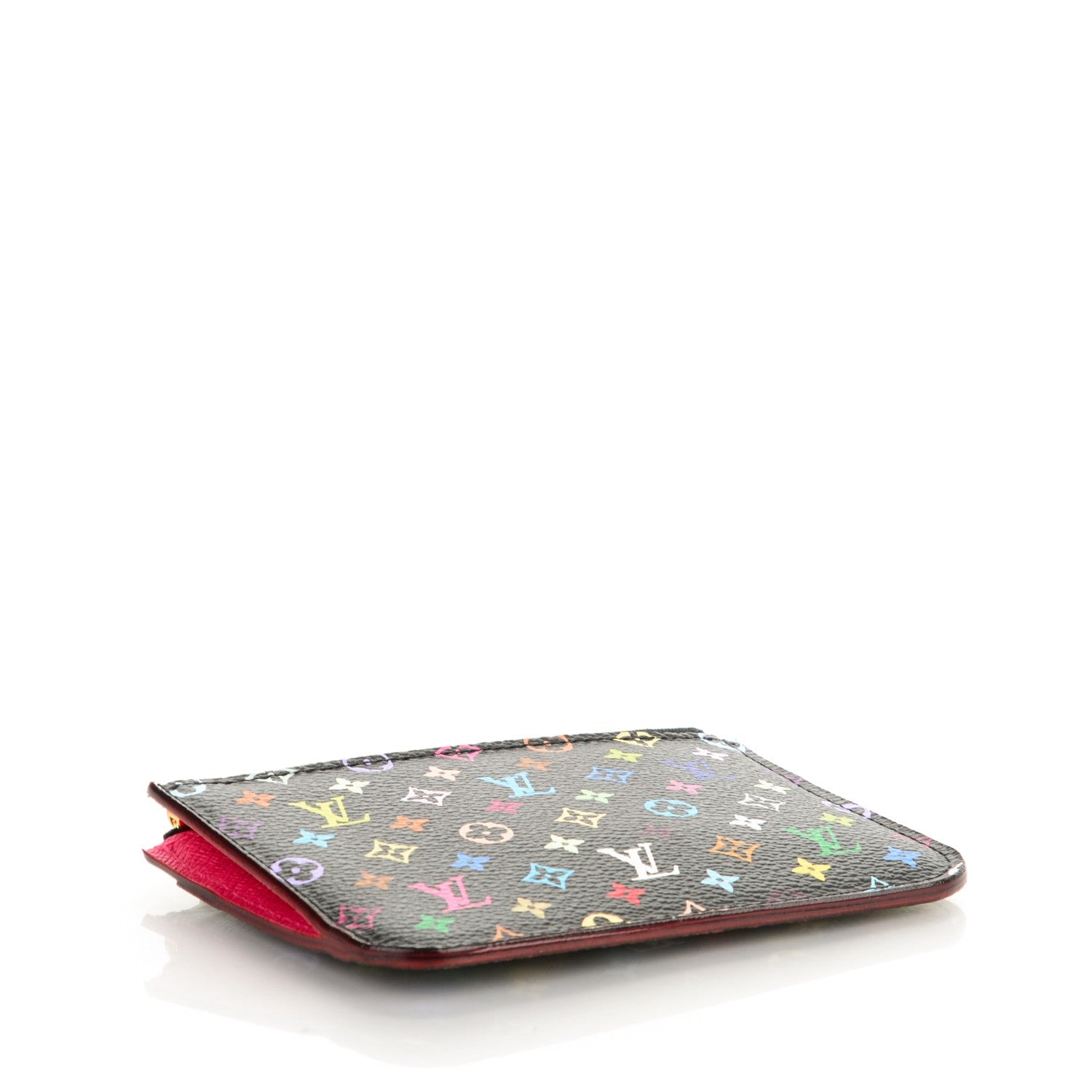 Louis Vuitton Monogram Multicolor Key Pouch Black Grenade 4 of 7