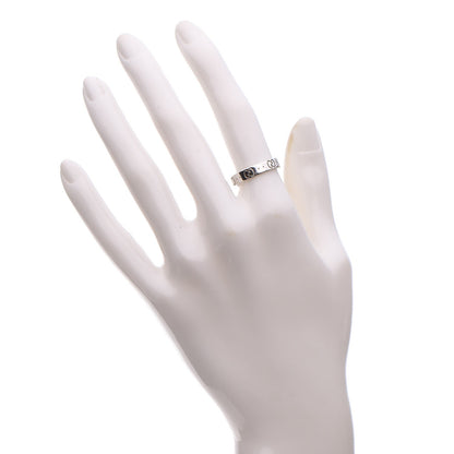Gucci 18K White Gold 4mm Icon Thin Band Ring 52 6 2 of 4