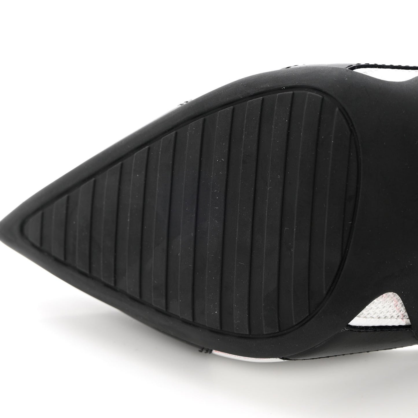 Lambskin Archlight Pumps 37 Black White