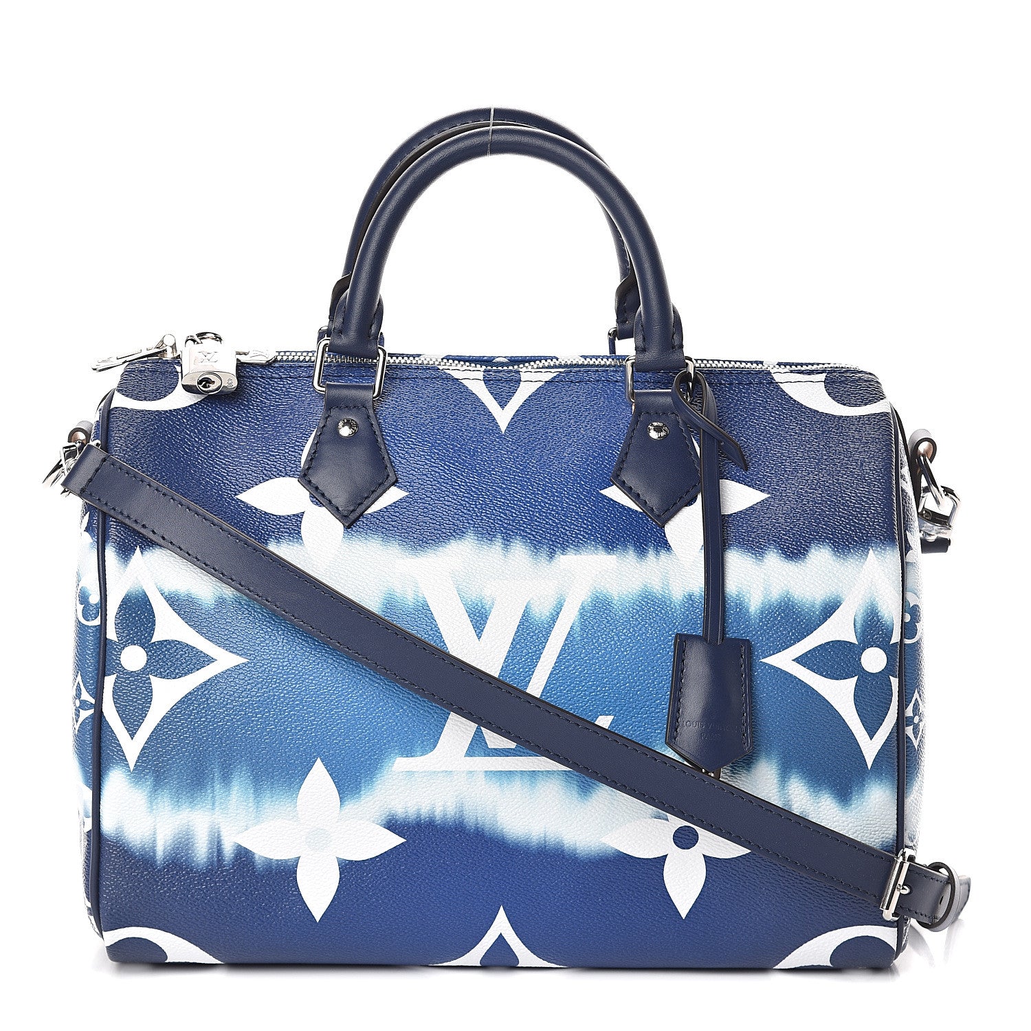 Louis Vuitton Monogram Escale Speedy Bandouliere 30 Blue 1 of 10