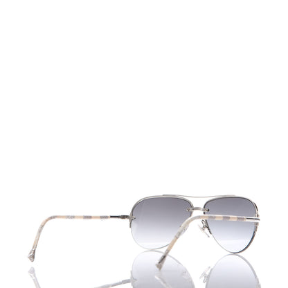 Louis Vuitton Damier Azur Petite Viola Pilote Aviator Sunglasses Z0570U 4 of 7