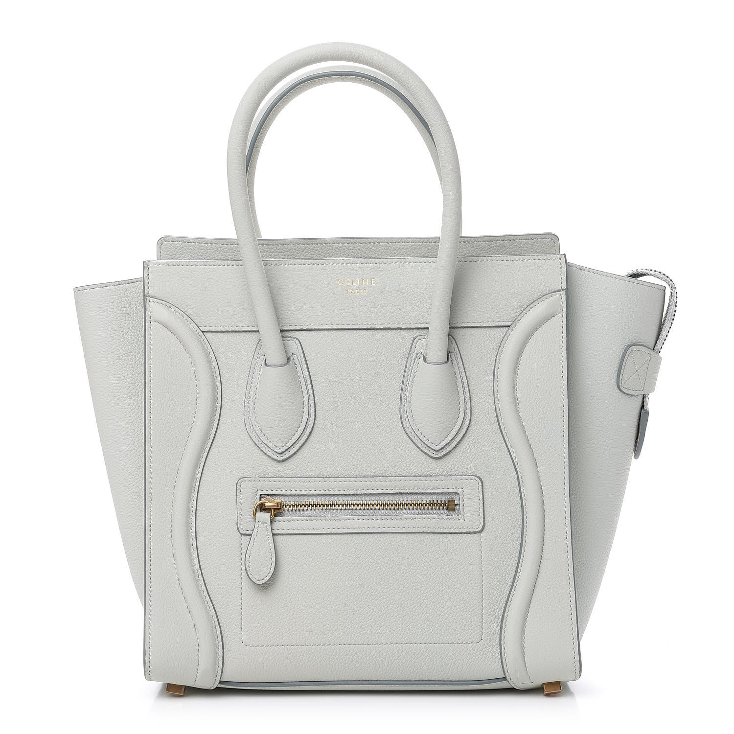 Celine Drummed Calfskin Micro Luggage Jade 1 of 12