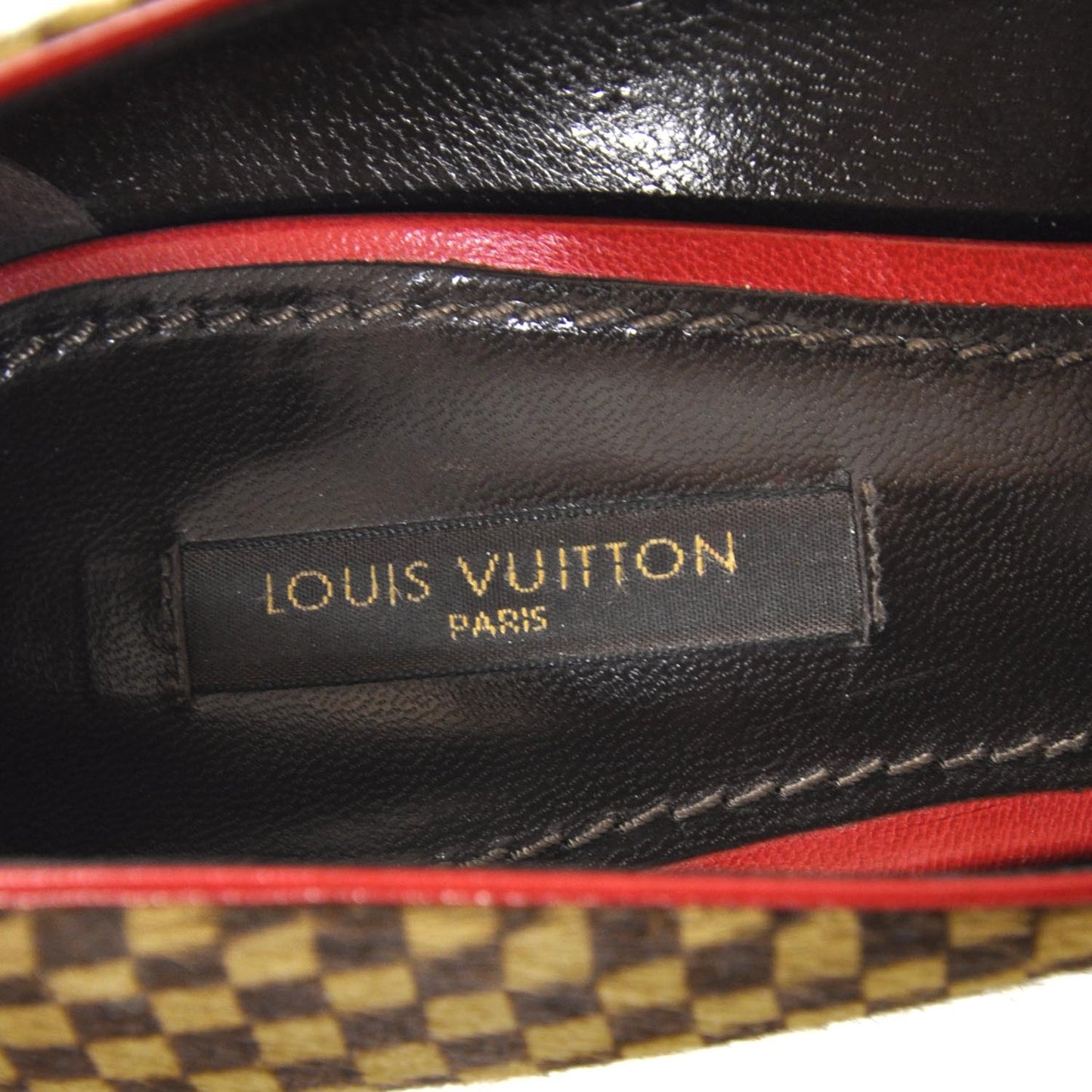 Damier Sauvage Heels 38.5