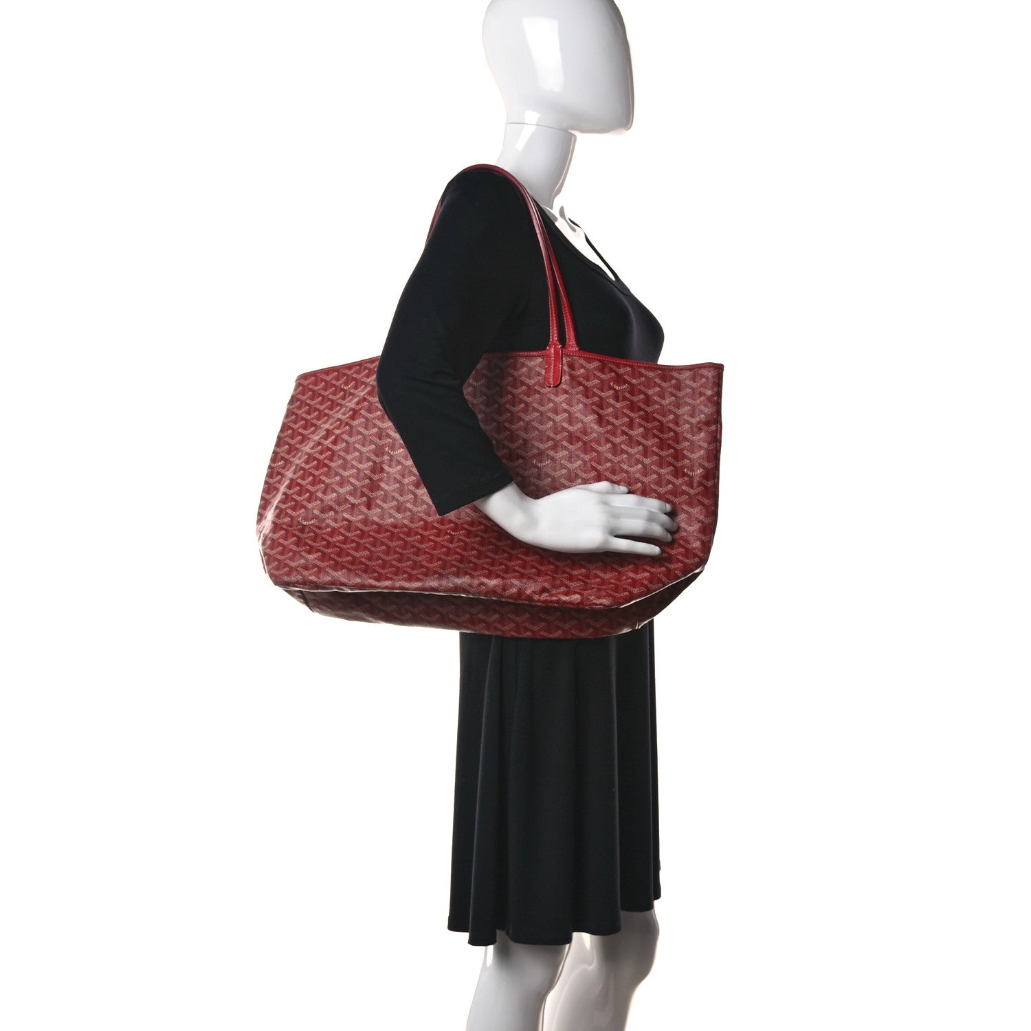 Goyard Goyardine Saint Louis GM Red 2 of 7