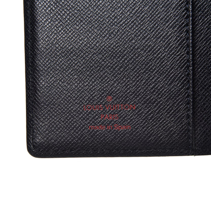 Louis Vuitton Epi Small Ring Agenda Cover Black 5 of 6