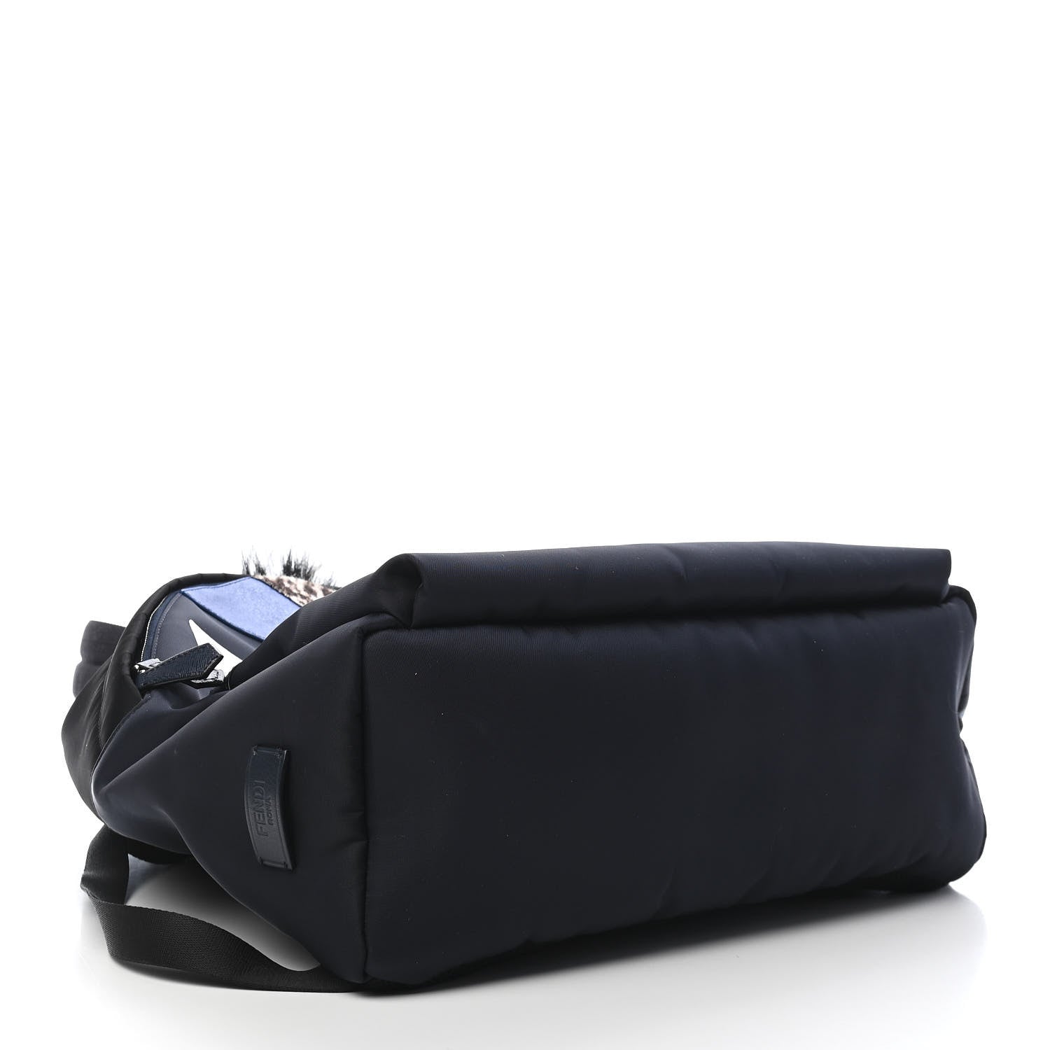 Fendi Nylon Vitello Fur Monster Backpack Black Multicolor 3 of 8