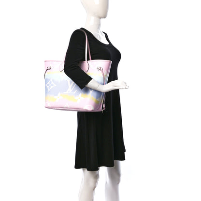 Louis Vuitton Monogram Escale Neverfull MM Pastel 2 of 11