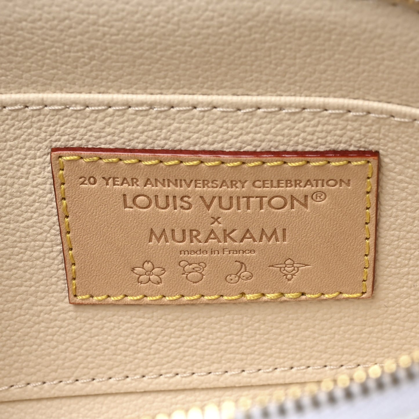 LV X TM Monogram Multicolor Cosmetic Pouch PM White