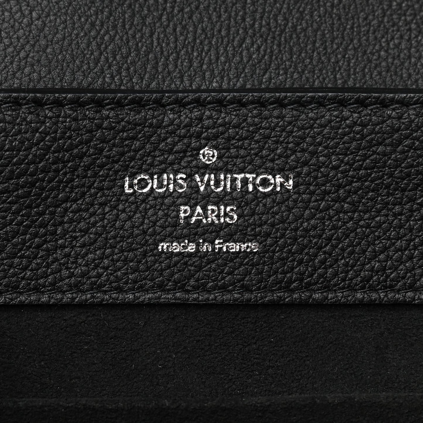 Calfskin Lockme Backpack Black