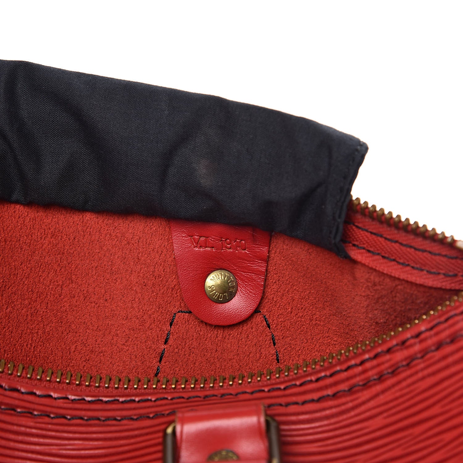 Louis Vuitton Epi Speedy 25 Castillan Red 7 of 23