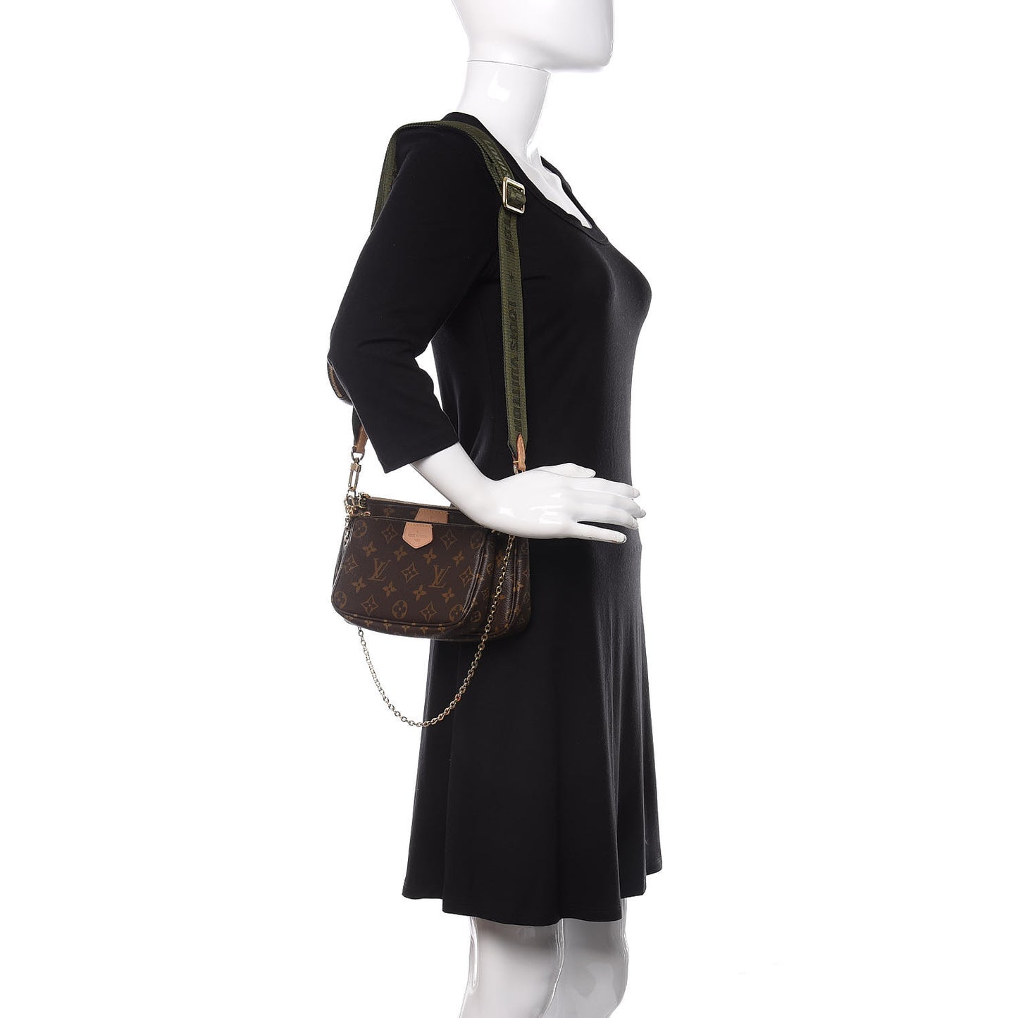 Monogram Multi Pochette Accessories Kaki
