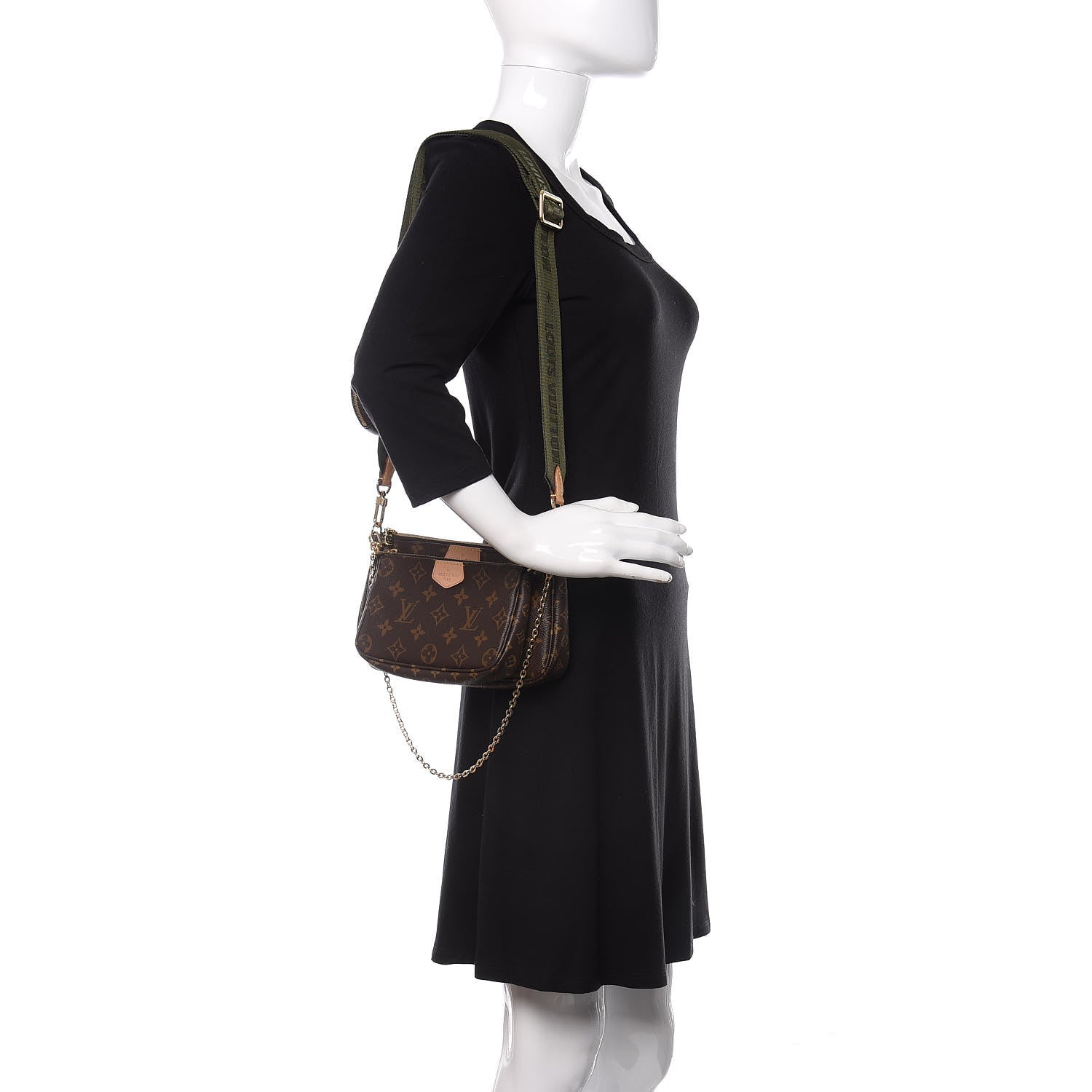 Louis Vuitton Monogram Multi Pochette Accessories Kaki 2 of 12