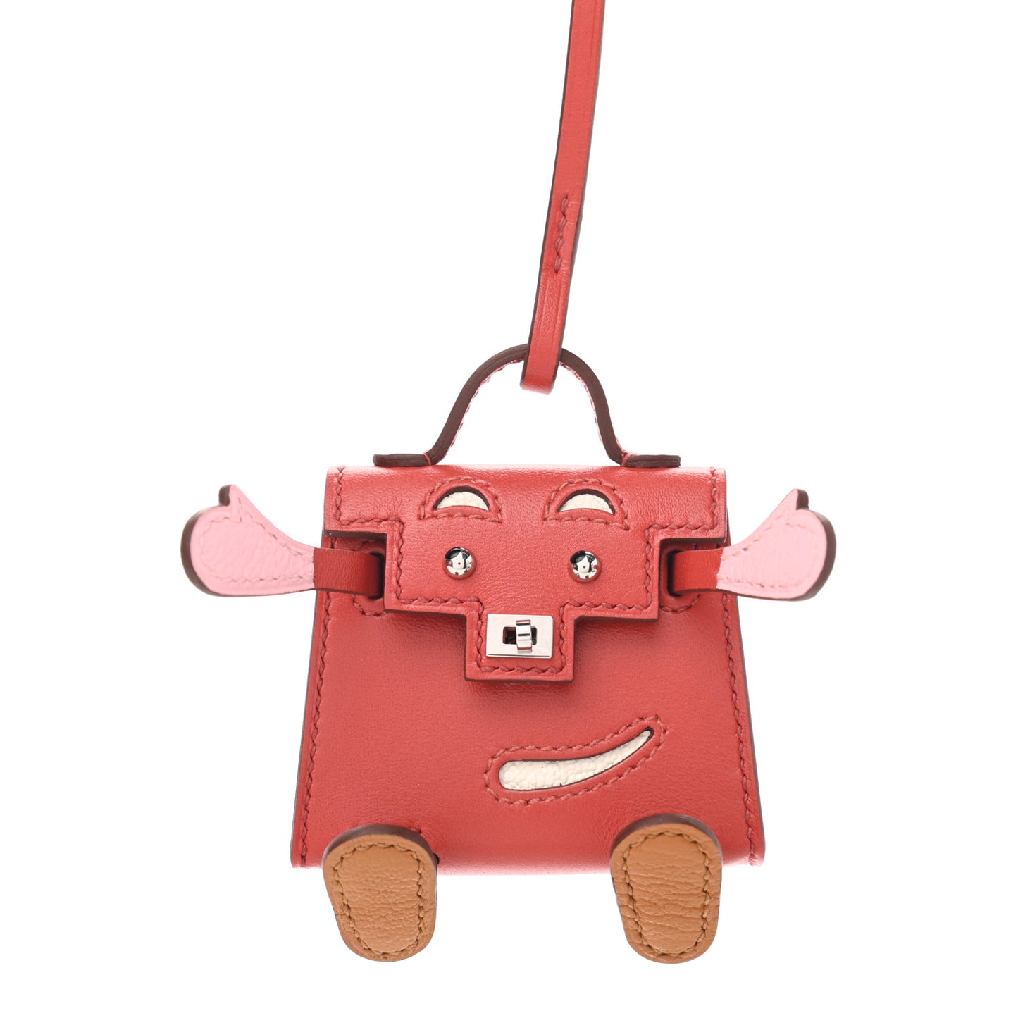 Tadelakt Chevre Mysore Kelly Quelle Idole Bag Charm Rose Sakura Sanguine Nata Sesame