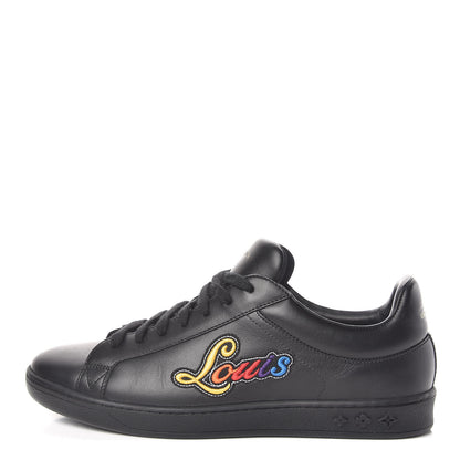 Louis Vuitton Calfskin Luxembourg Sneakers 7 Black 1 of 9