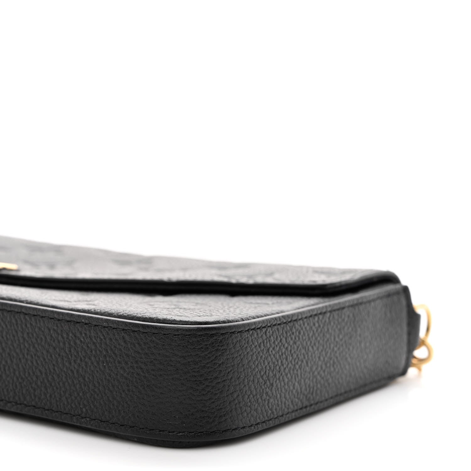 Louis Vuitton Empreinte Pochette Felicie Chain Wallet Black 10 of 12