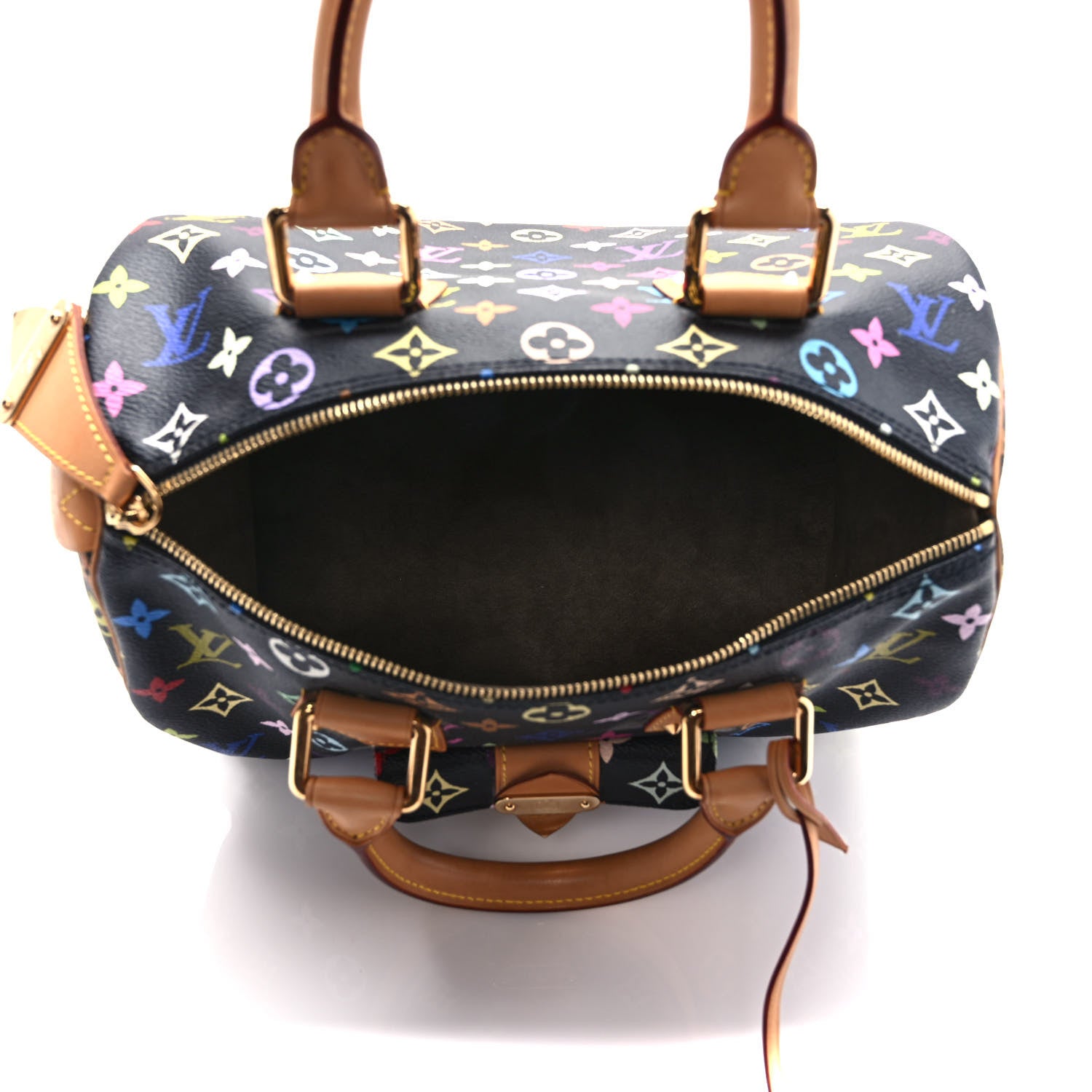 Louis Vuitton Monogram Multicolor Speedy 30 Black 5 of 8