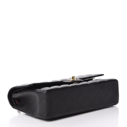 Chanel Caviar Quilted Medium Double Flap Black 4 of 9