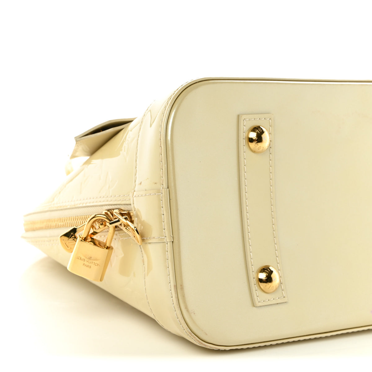 Louis Vuitton Vernis Alma PM Blanc Corail 9 of 12