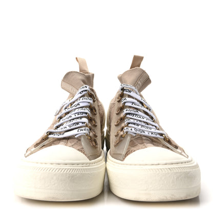 Christian Dior Technical Cannage Womens Walk'n Dior High Top Sneakers 38.5 Nude 3 of 8