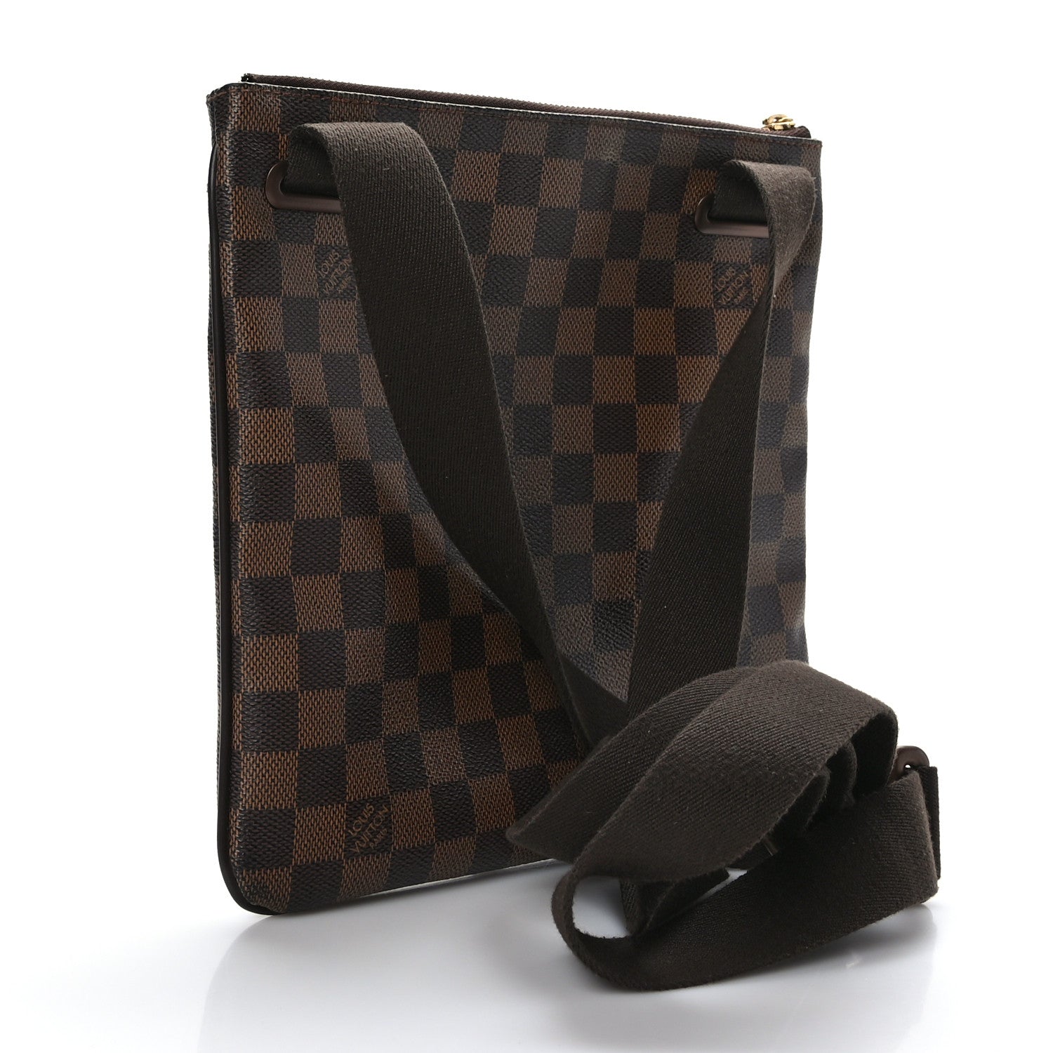 Louis Vuitton Damier Ebene Brooklyn Flat Pochette 3 of 8