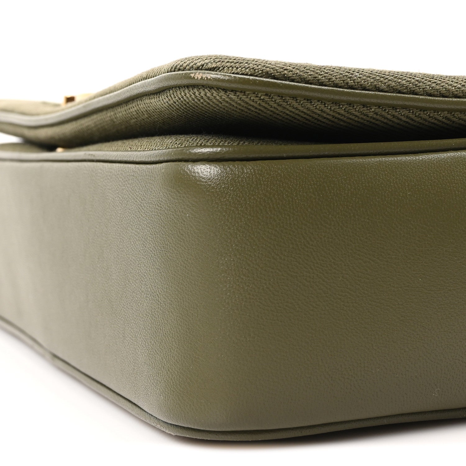 Burberry Canvas Horseferry Print Small Lola Bag Dark Fern Green 10 of 11