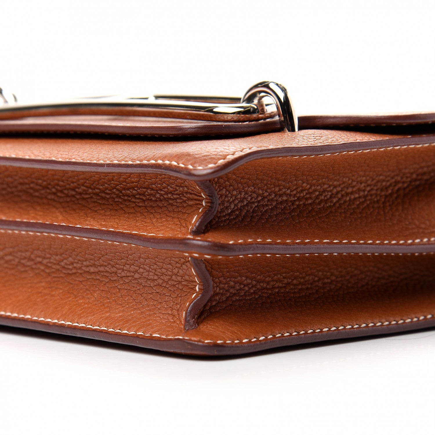 Hermes Barenia Faubourg Mini Sac Roulis Fauve 7 of 12