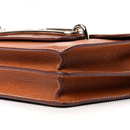 Hermes Barenia Faubourg Mini Sac Roulis Fauve 7 of 12