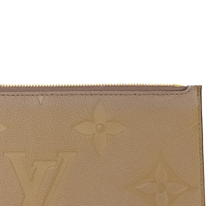 Louis Vuitton Empreinte Monogram Giant Neverfull MM Pochette Tourterelle 7 of 8