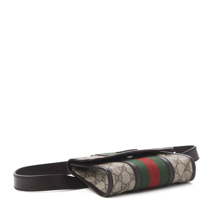 Gucci GG Monogram Plus Web Belt Bag Dark Brown 4 of 11