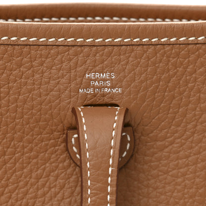 Hermes Taurillon Clemence Evelyne TPM Gold 6 of 11