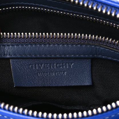 Givenchy Calfskin Mini Pandora Logo Strap Moroccan Blue 6 of 10