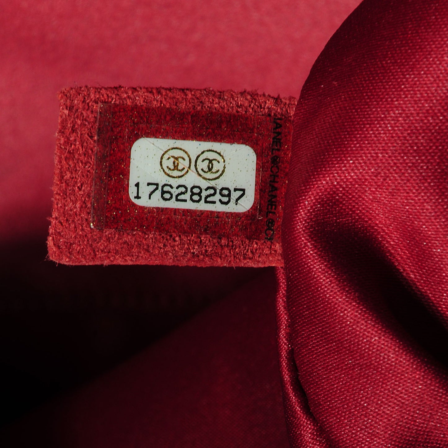 Caviar Quilted CC Paradoxal Bowling Bag Red