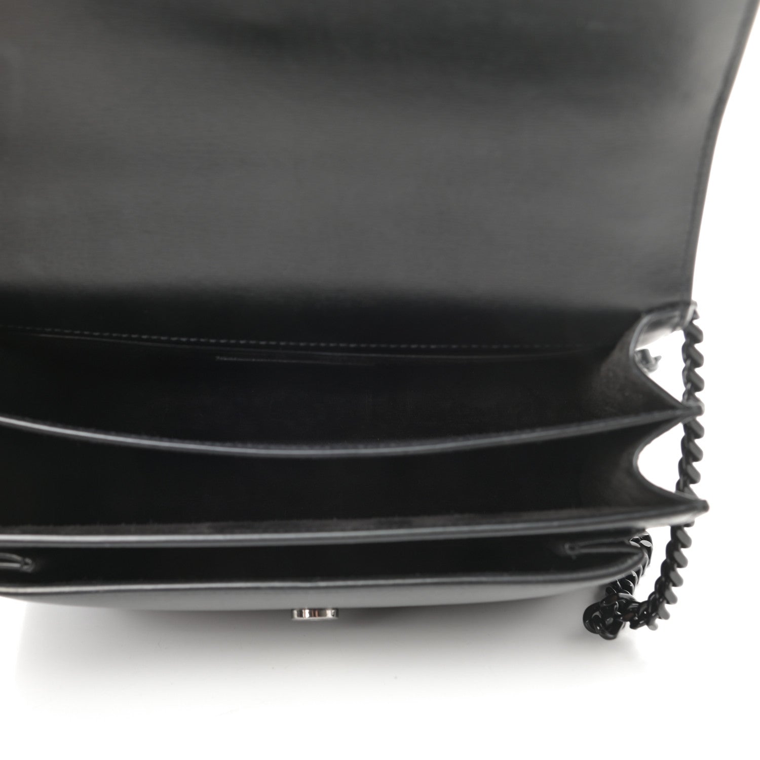 Saint Laurent Calfskin Medium Monogram Sunset Black 5 of 11