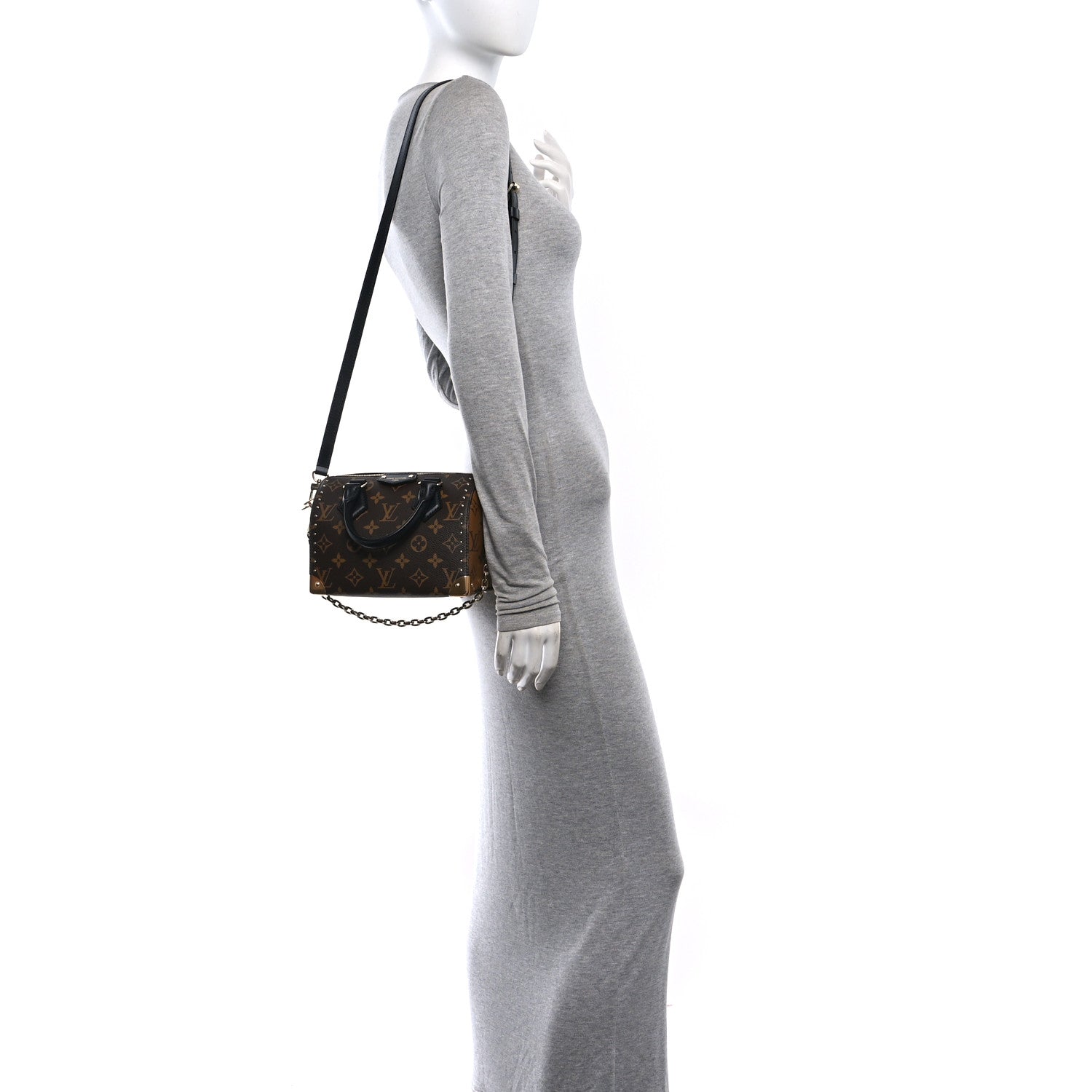 Louis Vuitton Reverse Monogram Speedy Trunk 20 2 of 9