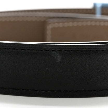 Hermes Swift Epsom H Belt 80 32 Black Etoupe 6 of 6