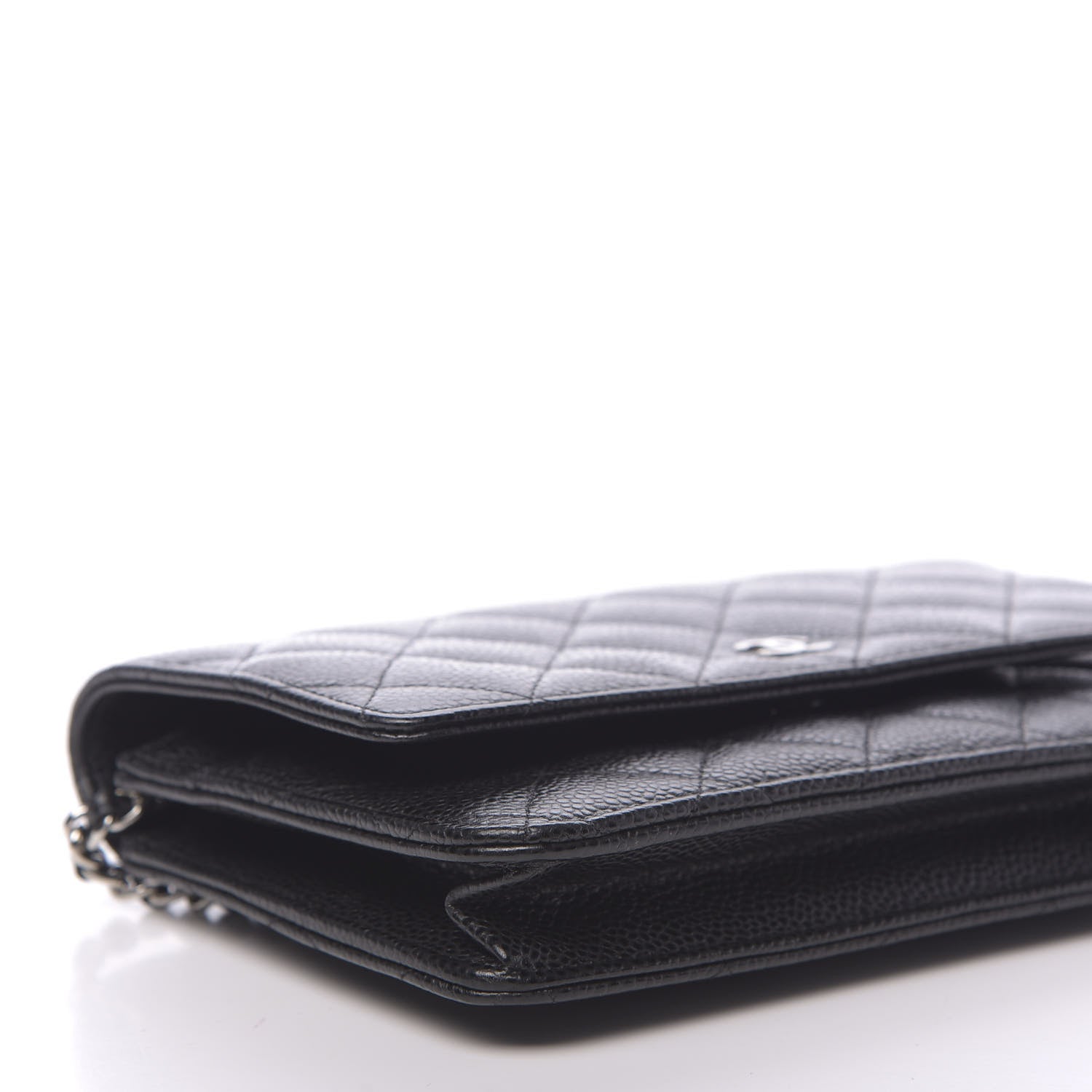 Chanel Caviar Quilted Wallet On Chain WOC Black 10 of 12