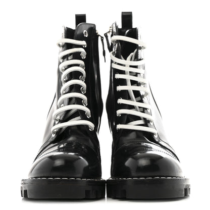 Louis Vuitton Patent Calfskin Star Trail Ankle Boots 39 Black 3 of 12