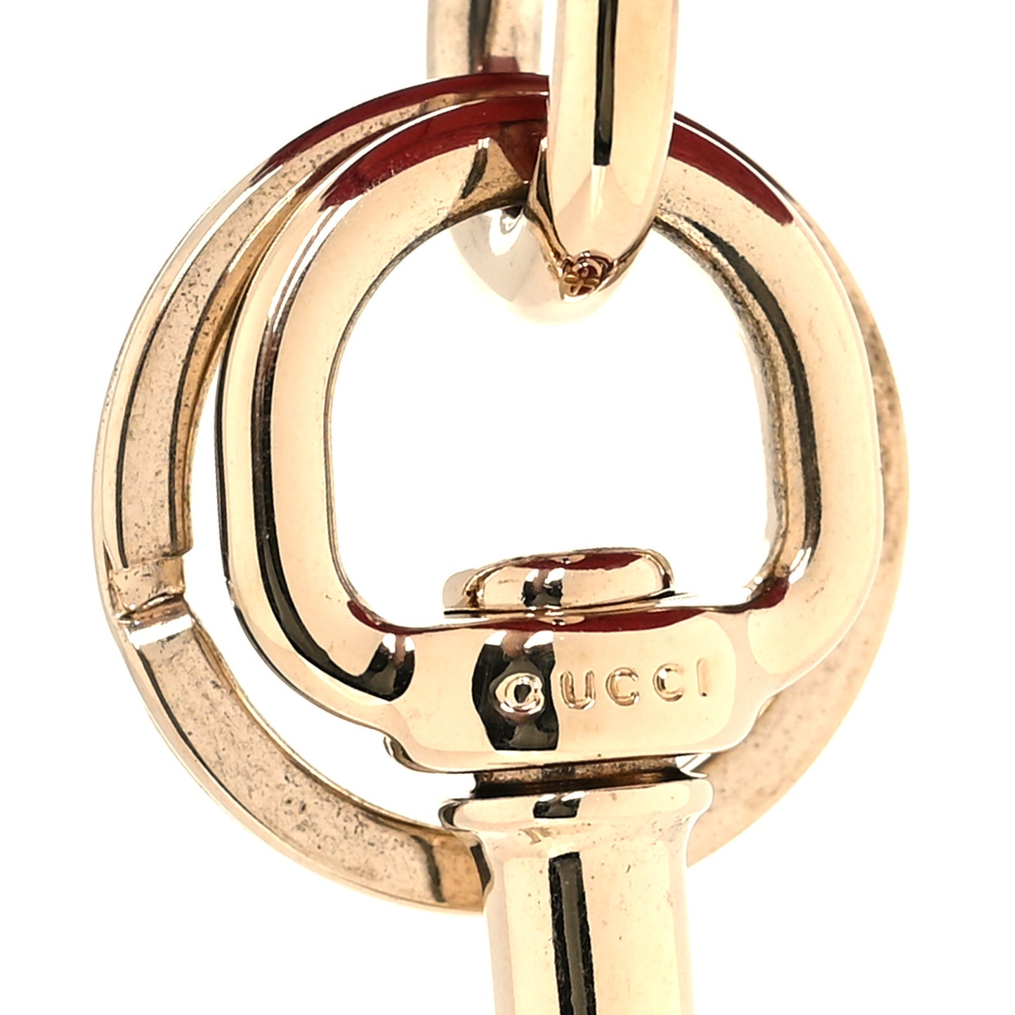 Guccissima Mini Boston Bag Charm Raspberry Red