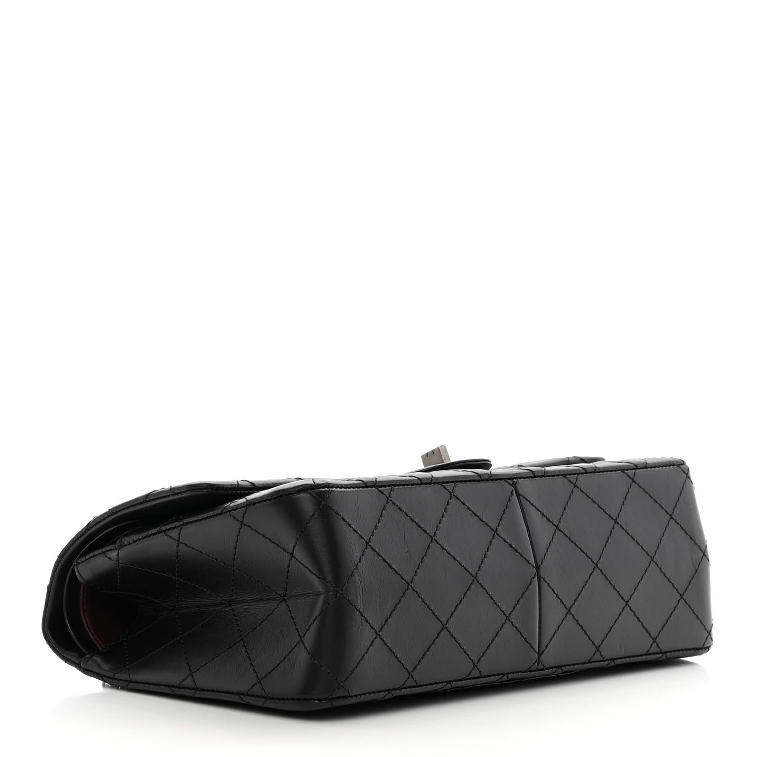 Chanel Aged Calfskin Quilted 2.55 Reissue 226 Flap Black 4 of 15