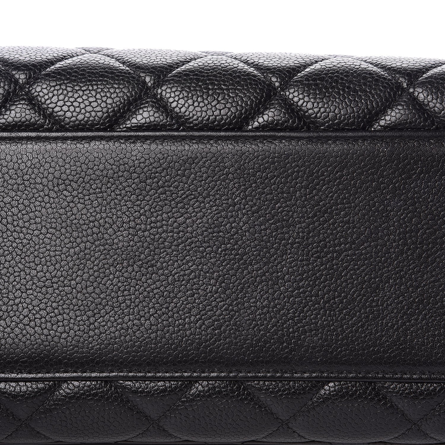 Chanel Caviar Quilted Jumbo Kelly Flap Black 10 of 13