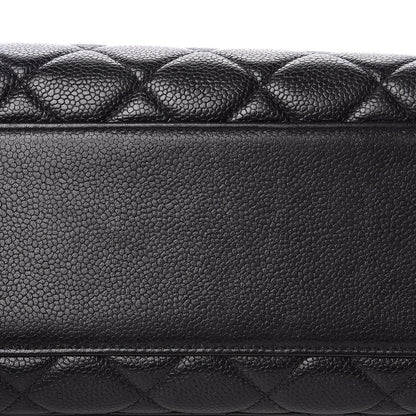 Chanel Caviar Quilted Jumbo Kelly Flap Black 10 of 13