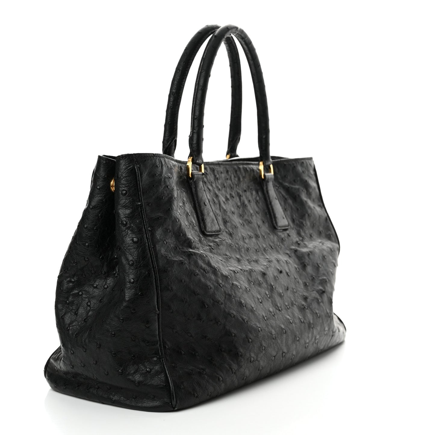 Ostrich Tote Black