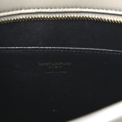 Saint Laurent Calfskin Monogram Baby Cabas Fog 6 of 9